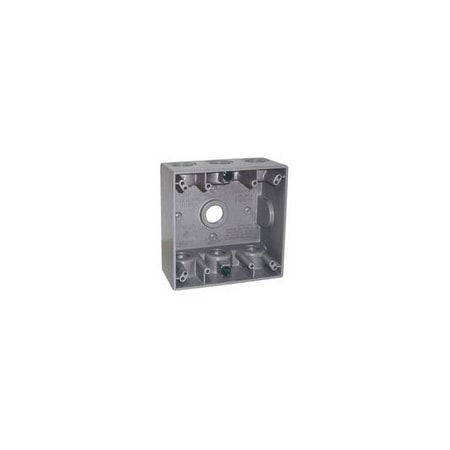 Eaton 30.5 cubic in, outlet Box Type, Two-gang, Die cast aluminum TP7114