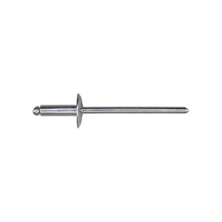 Auveco Pan-L Rivets Large Flange 3/8in Diameter 1/8in Grip 3/16in-1/4in, 500PK 8292