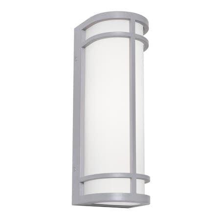Afx Crain 16in LED Outdoor Sconce, Textured Grey CRNW0616LAJUDTG