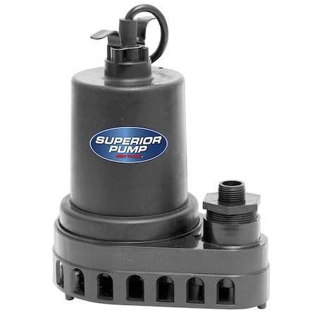 Superior 1/2 HP Plastic Utility Side Discharge 91570