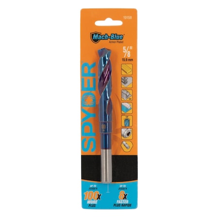 Spyder 5/8-Inch Tri-Flat Shank S&D Drill Bit 19158