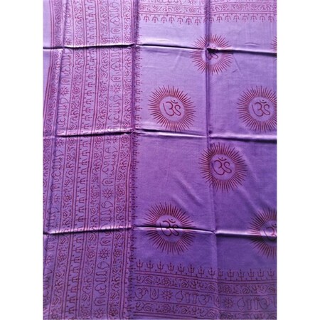 Cosa OM Hindu Yoga Meditation Prayer Shawl - Chive Blossom CO2445630