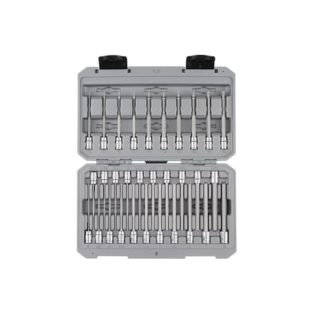 Tekton 1/4" Drive Bit Socket Set, SAE, Metric, Torx, 1 pcs SHB90303