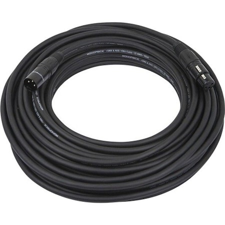 Monoprice 20 Meter (65ft) 3-pin DMX Lighting & AES/EBU Cable 601620