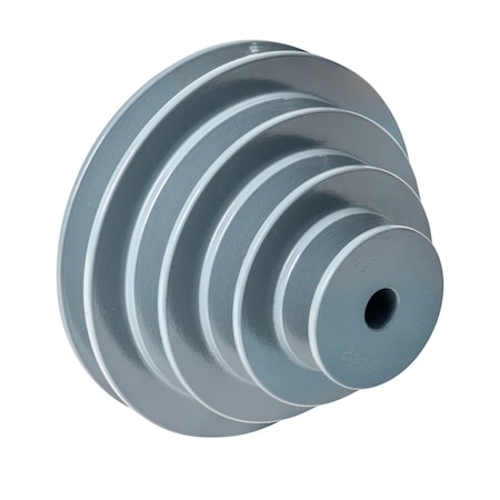 Masterdrive Step Pulley, 3L, 4l, A Belt Section, 0.875'' Finished Bore, Cast Iron Material AKS42-7/8
