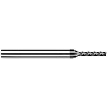 Harvey Tool 0.1250in (1/8) Cutter DIA x 0.6250in (5/8) L of Cut Carbide Square End Mill, 4 Flutes 699208