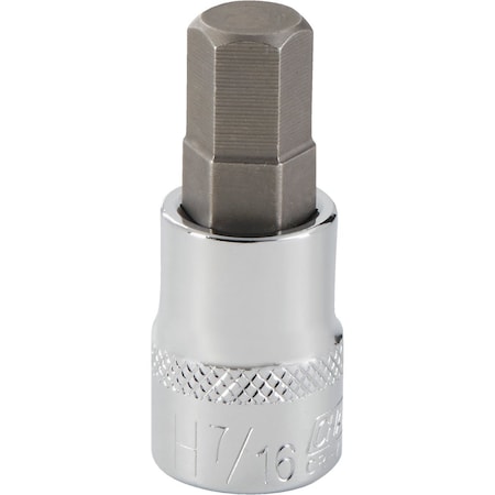 Channellock 3/8'' Drive 7/16'' 6-Point Standard Hex Bit Socket 311537