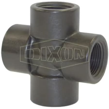 Dixon Pipe Cross, 1 in, FNPT, SCH 80/XH, Polypropylene, Domestic 62263