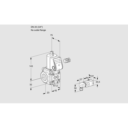 Honeywell Kromschroder VAS120/-R/NW KS88012559