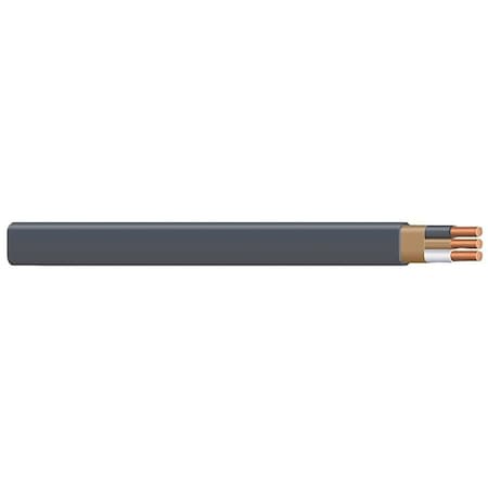 Southwire NM-B Non-Metallic Building Cable, Copper, 8 AWG, 2C, Solid, 500 ft 8/2NM/WG 500 FT