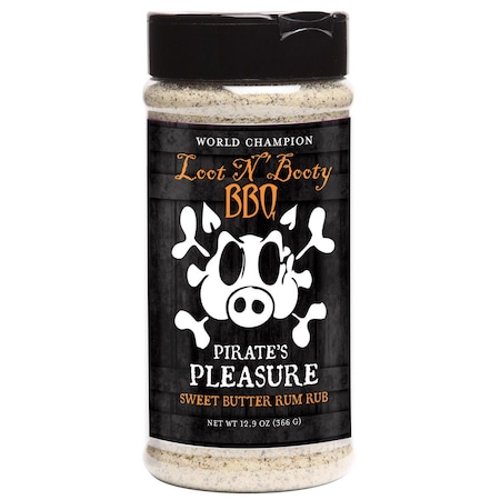 Loot N Booty Pirates Pleasure Sweet Butter Rum BBQ Rub 12.5 oz OW85512