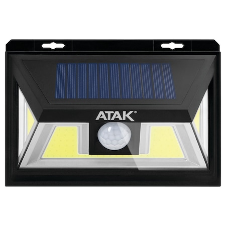 Performance Tool 701460LM Solar Motion Light, COB Technology, High/Low Lumens, Rechargeable Battery 701