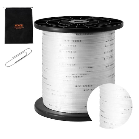 Vevor Polyester Pulling Tape Mule Tape 3/4" x 318' 2500 lbf Tensile Capacity 97M19MMX2M