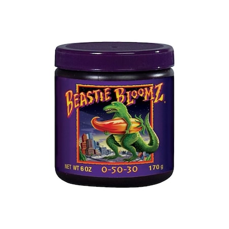 Beastie Bloomz FX501319 Soluble Fertilizer, 6 oz Jar, Granular, 0-50-30 N-P-K Ratio BBZ6OZ