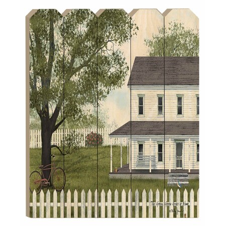 Homeroots Green Green Grass of Home Unframed Print Wall Art 407493