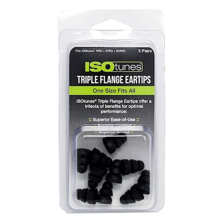 Isotunes Ear Tip, Universal, Silicone, 5/pk IT-54