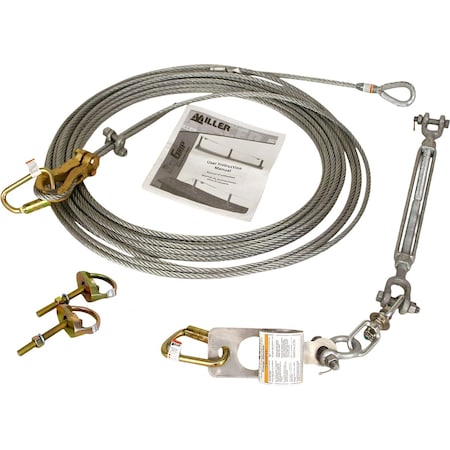 Miller Horizontal Lifeline Systems Kits SG416/120FT