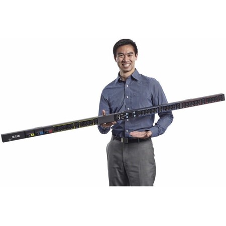 Eaton Metered Input rack PDU 0U L21-20P input 5.76 kW max 120/208V 16A 10 ft cord Three-phase EMI318-10