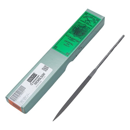 Crescent Nicholson File, 6.25In, Needle, Barrette, Cut 0, Bx T38003