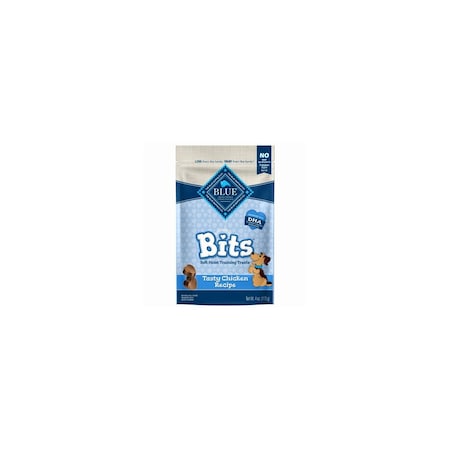 American Distribution & Mfg Co Blue Bits Dog Treats, Chicken, 4-oz. 802355