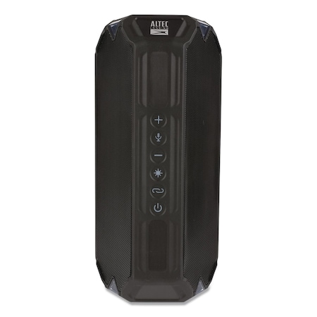 Altec Lansing HydraBoom Bluetooth Speaker, Bluetooth/Lightening/Micro USB/Qi/USB-A/USB-C, Black IMW1400BLKT292