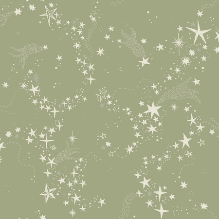 York Wallcoverings Stjarnhimmel Green Wallpaper MB29022