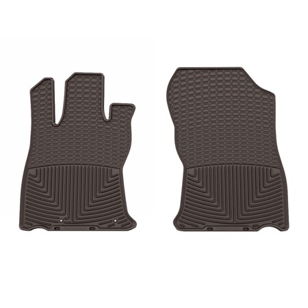 Weathertech Black, Front All Weather Floor Mats W669CO