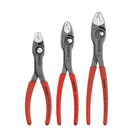Knipex 3 Pc Twingrip Pliers Set, Plastic Dipped 00 20 06 US4