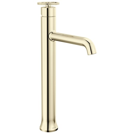 Delta Trinsic Single Handle Vessel Bathroom Faucet In Polished Nickel 758-PN-DST