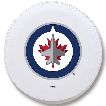 Holland Bar Stool Co 30 x 10 Winnipeg Jets Tire Cover TCE10WinJetWT