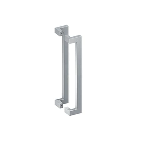 Deltana 24in Back to Back Modern Offset Door Pulls Satin Stainless Steel Finish SSPOBB24U32D