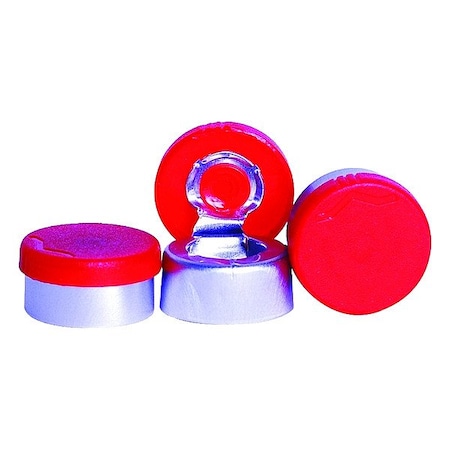Wheaton Lab Bottle Caps, Silver, 13 mm Dia, PK1000 W224207