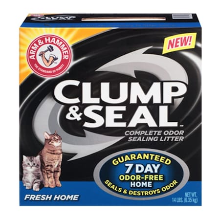 Church & Dwight 02142 14 lbs. Clump & Seal Fresh Home Clumping Cat Litter CH577560