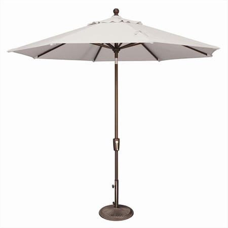 Simplyshade 9 ft. Octagon Push Button Tilt Market Umbrella Natural SSUM92-09-00/5404