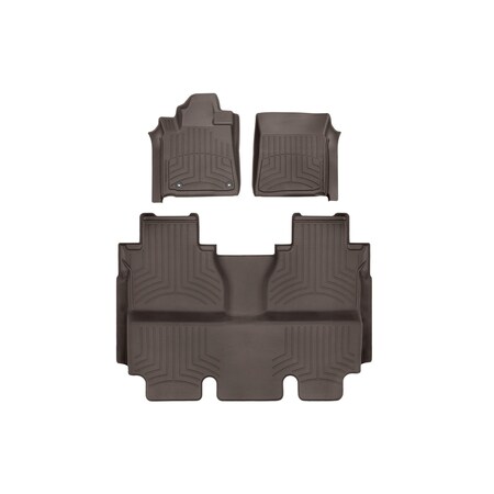 Weathertech Cocoa, Front and Rear FloorLiner HP 474081IM-470938IM