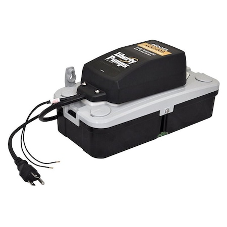 Liberty Pumps Condensate Pump 115V Automatic With Safety Switch 20Ft Max. Head LCU-20S