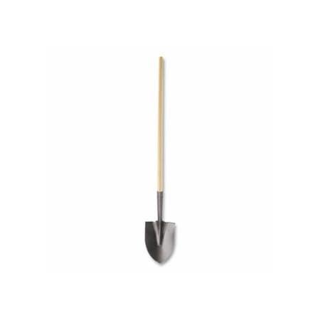 True Temper Eagle Shovel, 11 in x 8-1/4 in Round Point Blade, 46 in White Ash Handle 027-1554300