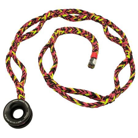 Rope Logic Streaked Ultra Ring Sling 3/4in Sterling 12-Strand Hollow Braid 9 ft. Usable Length 100506