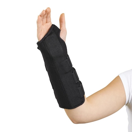 Medline Universal Wrist and Forearm Splint, Right Arm, 10in (25.4 cm) ORT18000R