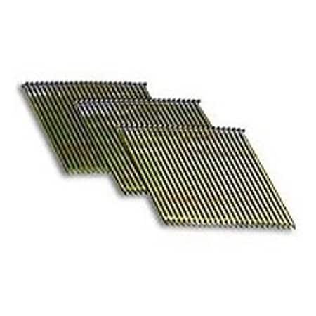 Pro-Fit Collated Finishing Nail, 2-1/2 in L, 15 ga, Electro Galvanized 0603150