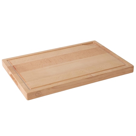 Martha Stewart Lockner 18 x 12 Inch Beech Wood Cutting Board with Juice Groove 138264.01R