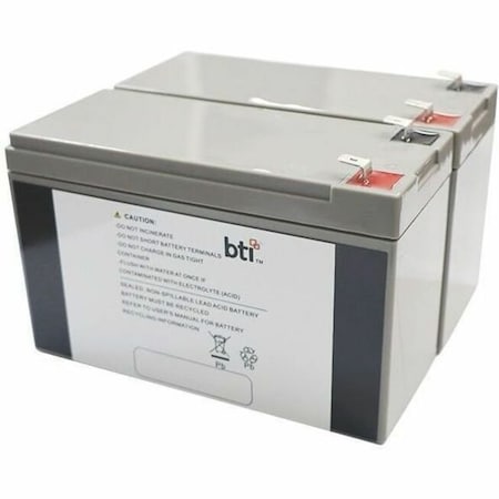 Battery Technology BTI 12V 2-CELL LEAD ACID UPS BATTERY FOR CYBERPOWER BRG1350AVRLCD, RB1290X2-TAA