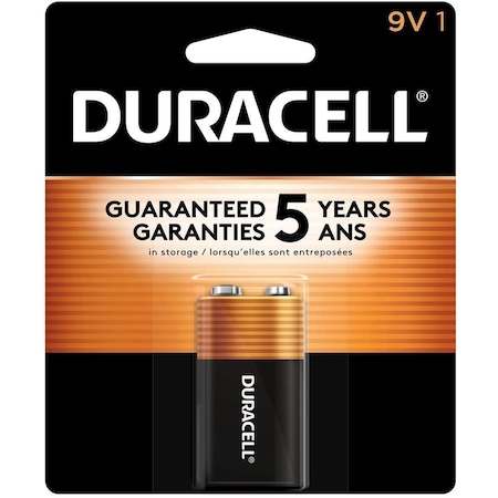 Duracell MN1604B1Z Alkaline General Purpose Battery - For Multipurpose - 9V - 9 V DC - 1 Each MN1604B1Z
