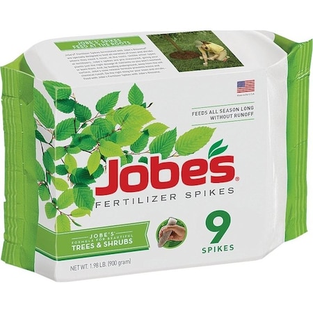 Jobes 0 Fertilizer Spike, Spike, GrayLight Brown, Slight Ammonia, 4 lb Pack 1310
