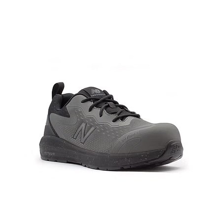 New Balance Men's Composite Toe Athletic Shoe, Black/Gray, 8 1/2, EE, MIDLOGIGS MIDLOGIGS-8.5-2E