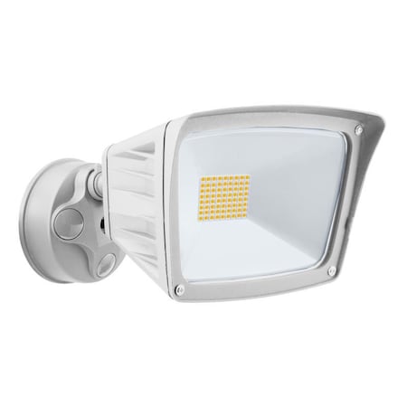 Westgate 40W FLOOD LIGHT WITH BASE, 120V, 3CCT, TRIAC DIM., WHITE, 3000K/4000K/5000K SL-40W-MCT-WH-D
