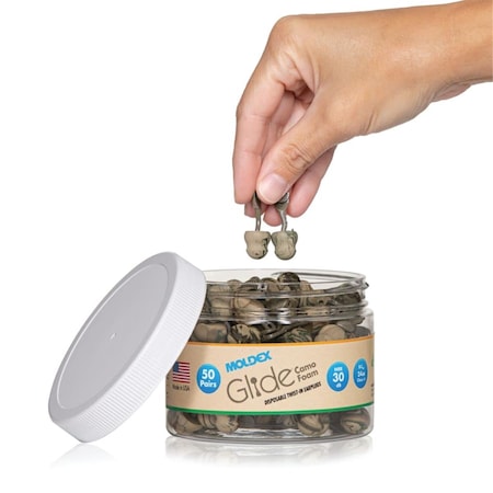 Perfect Pants Prglide Camo Foam Plugs with Canister - Pair of 50 PE3695980