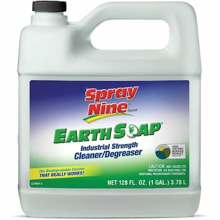 Spray Nine Cleaner/Degreaser, 1 Gal Jug, Liquid, Clear Green, 4 PK 27901
