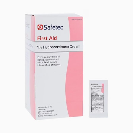 Safe-Tec Hydrocortisone Topical Cream 0.9gm Foil Packet, 144PK 4220019