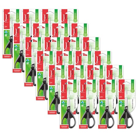 Maped Essentials Eco-Friendly Multipurpose Scissors 6.75in, 24PK 468010